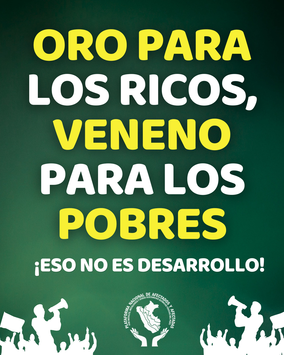 Oro para los ricos, veneno para los pobres