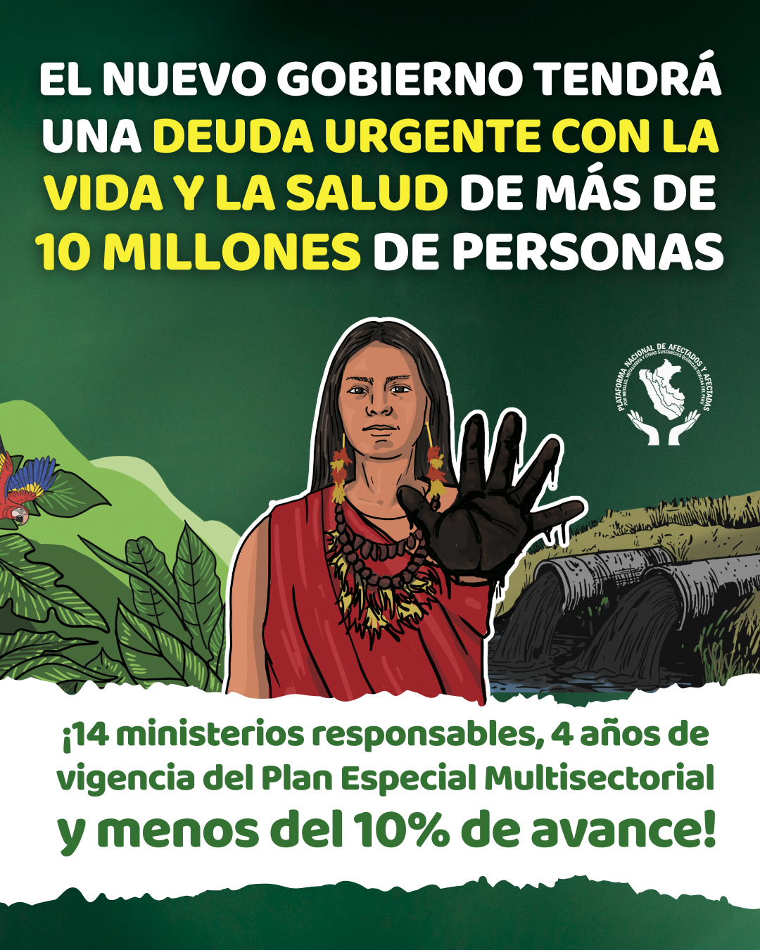 El nuevo gobierno tendrá una deuda urgente con la vida y la salud de más de 10 millones de personas